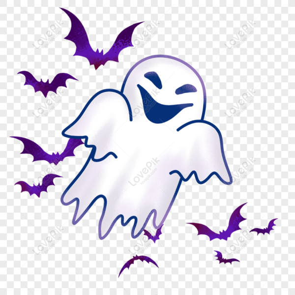 Нарисовать приведение на Хэллоуин