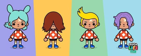 Раскраски из игры тока бока