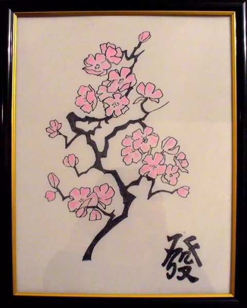 Китайская живопись слива мэйхуа