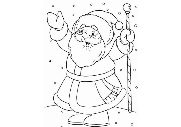 Олень раскраска для детей