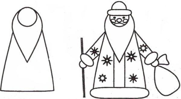 Рисование снеговика