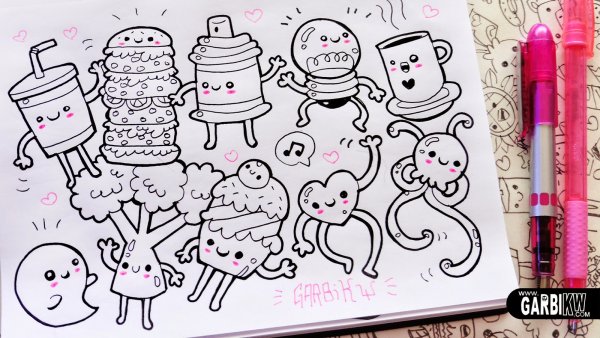 Мелкие рисунки для срисовки