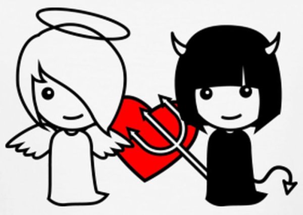 Нарисовать добро и зло