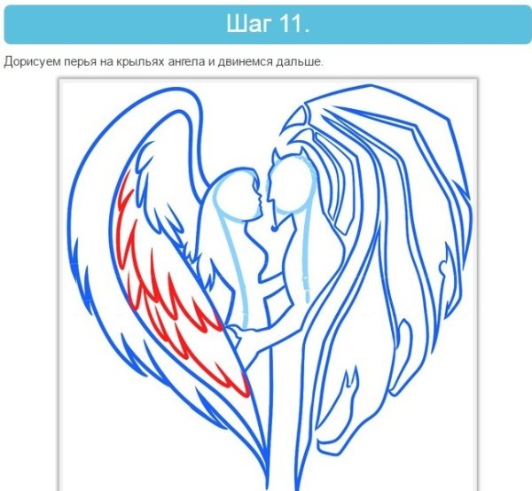 Добро и зло рисунок