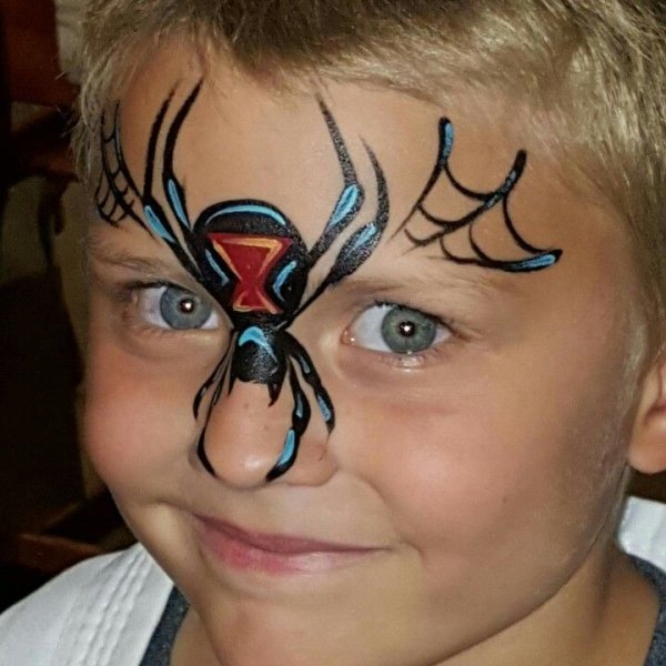 Аквагрим на лице для мальчиков