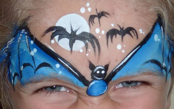 Грим на лице для детей легкие