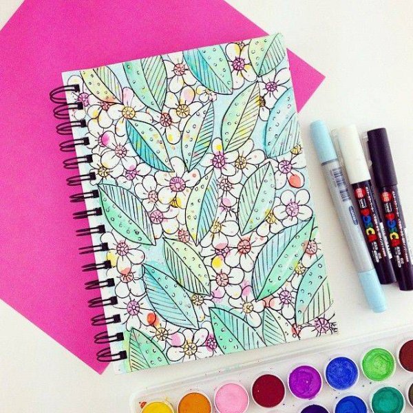 Легкие рисунки для скетчбука