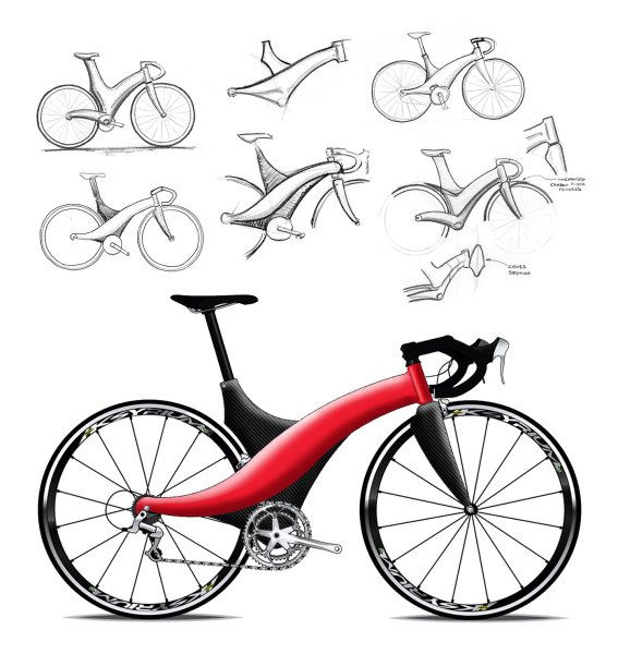 Велосипед скетч