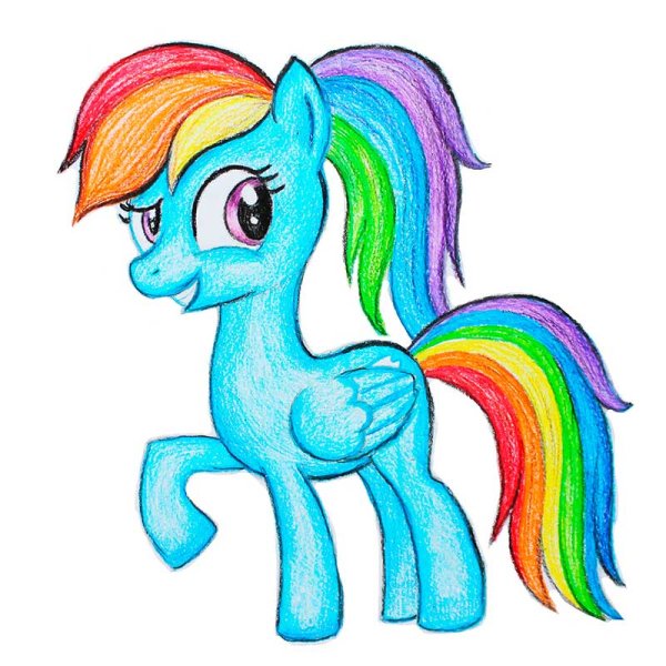 Картинки для срисовки пони