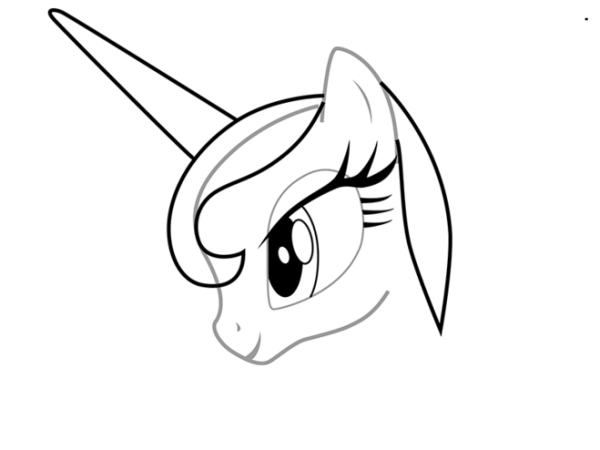Рисунки пони легкие