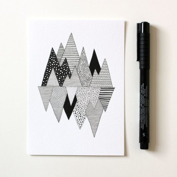 Скетчбук в стиле Минимализм