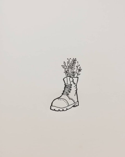 Минимализм карандашом