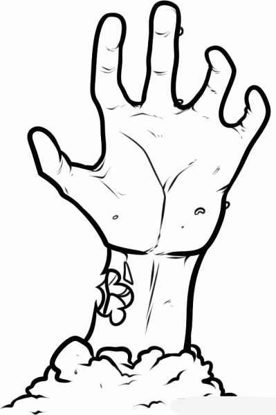 Картинки для срисовки карандашом зомби