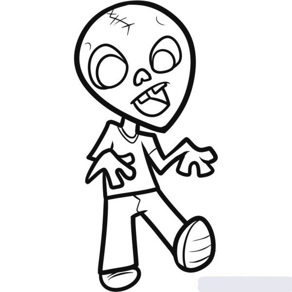 Раскраски монстры зомби против растений