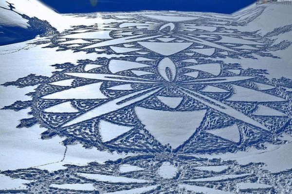 Саймон Бек снежный художник