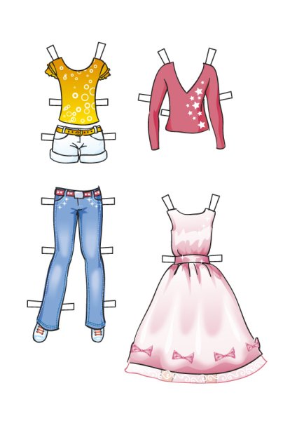 Раскраски красивые платья