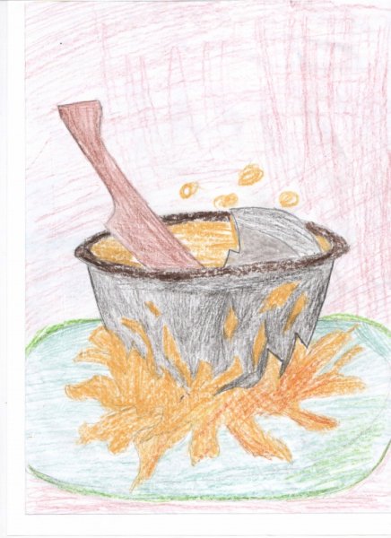 Рисунок каша из топора 2 класс