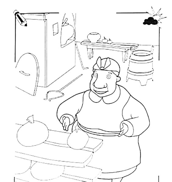 Каша из топора иллюстрации