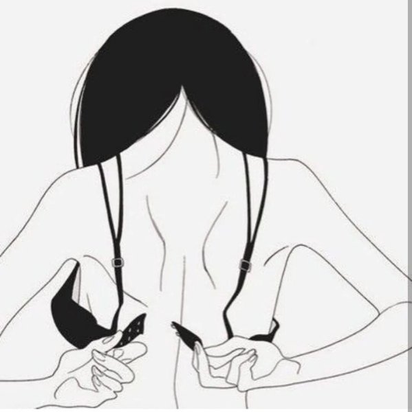 Нарисовать девушку в лифчике