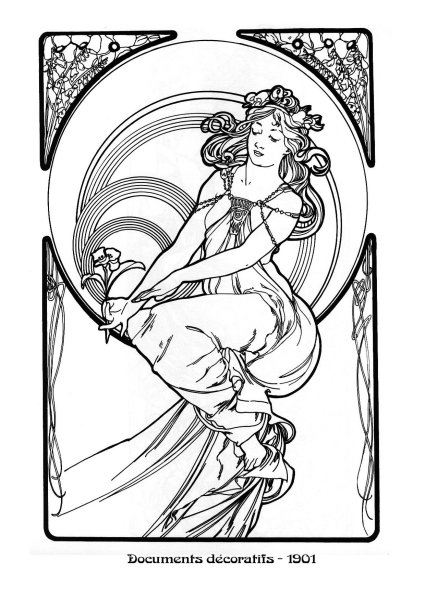 Витраж макет