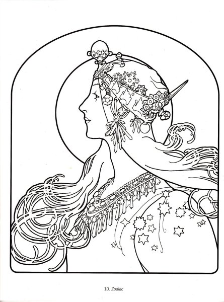 Орнаменты Модерн ар нуво ар деко