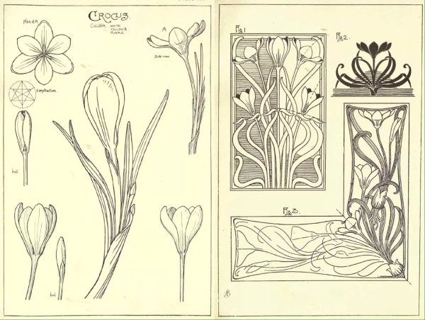 Эмили Бон орнаменты в стиле ар-нуво