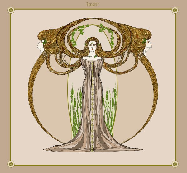 Стилизованный портрет легкий