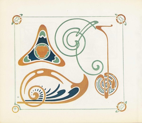 Орнаменты Модерна и ар нуво