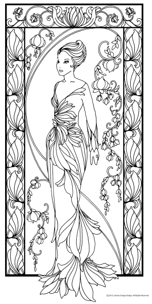 Эскиз в стиле Модерн