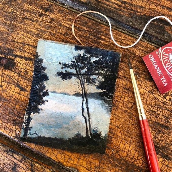 Идеи для рисунков на чайном пакетике