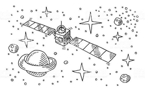 Рисунки космоса для срисовки