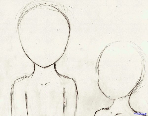 Рисунки людей легкие