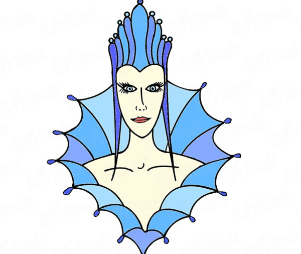 Снежная Королева нарисовать