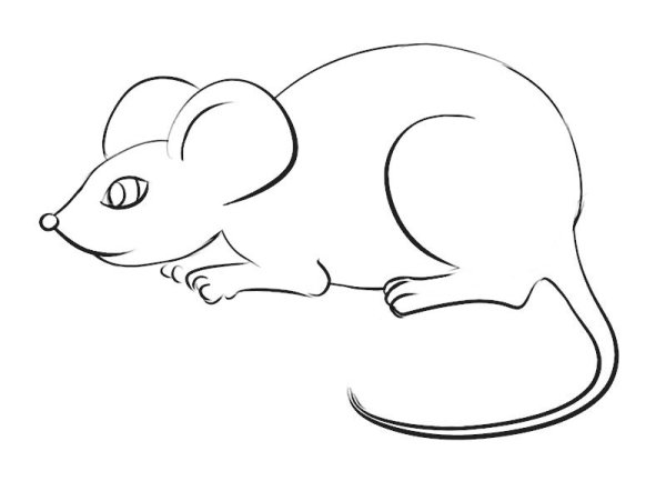 Мышонок и карандаш