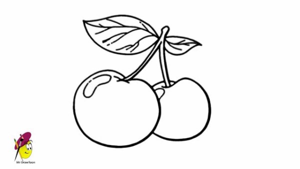 Рисунки фрукты легкие