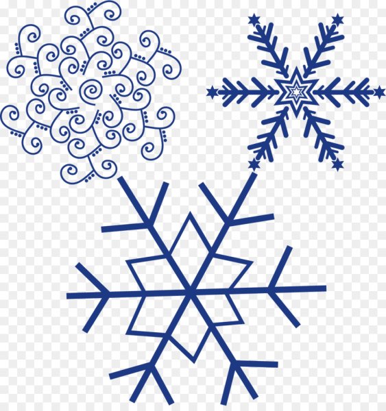 Поэтапное рисование снежинки