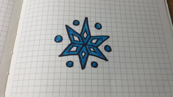 Снежинка рисунок