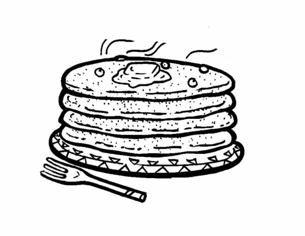 Блины карандашом