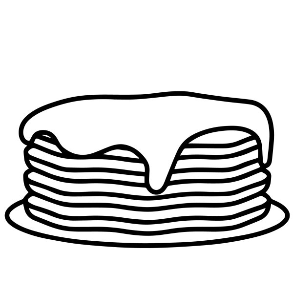 Блины карандашом