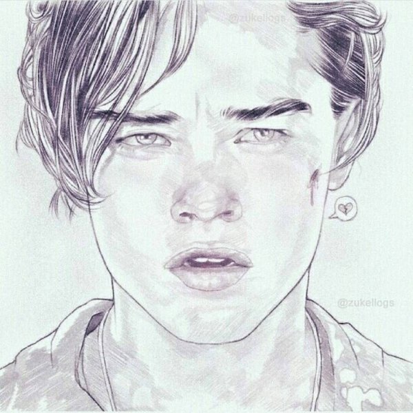 Леонардо ди Каприо молодой рисунок