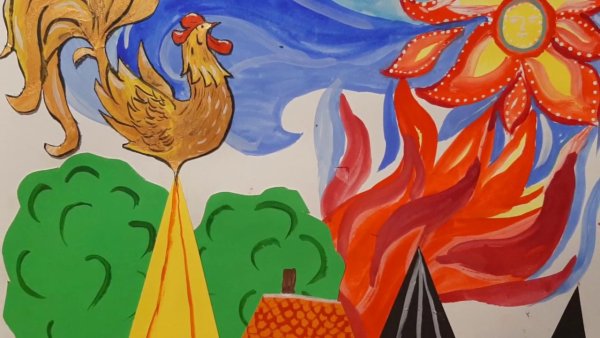 Петушок золотой гребешок Пушкин