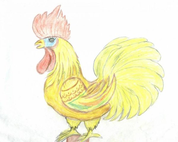 Золотой петух Куприн иллюстрация