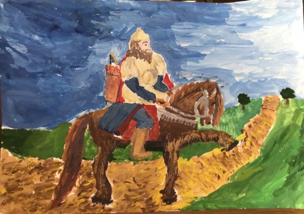 Святогор богатырь раскраска