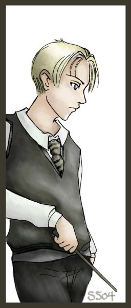 Раскраска Гарри Поттер Драко Малфой