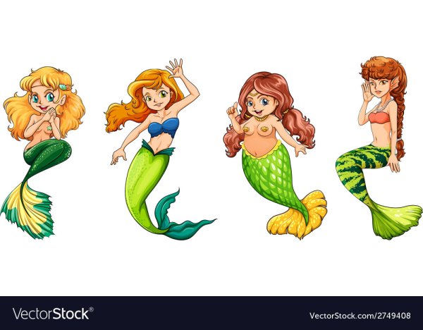 Русалка на ветвях сидит нарисовать