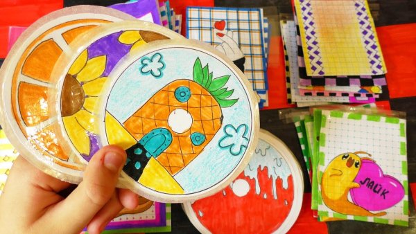 Идеи для рисования на дисках