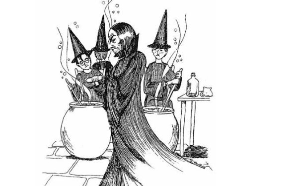 Гарри Поттер зарисовки Роулинг