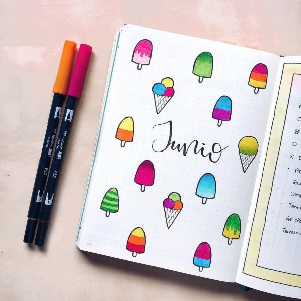 Рисунки в блокноте в точку