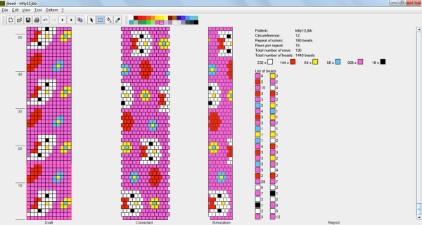 Браслет из бисера схема