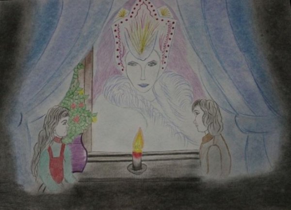 Иллюстрация к сказке Снежная Королева для 5 классов